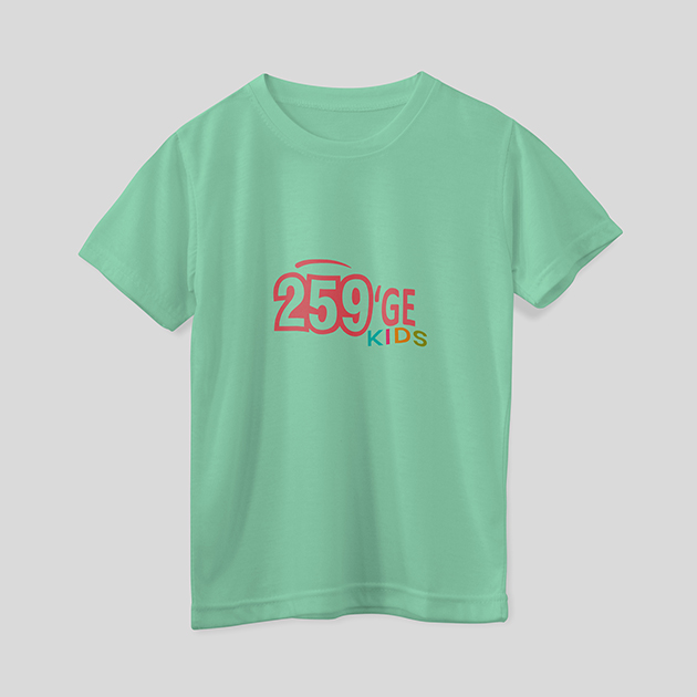 259’GE Kids Green Children’s T-shirt